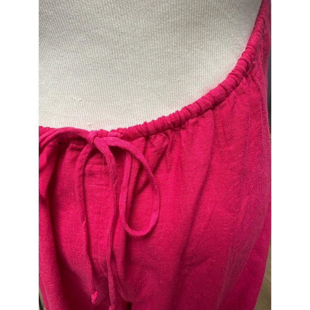 Free People Backless Halter Wide Leg Jumpsuit Boho Resort NWT S - Picture 8 of 10